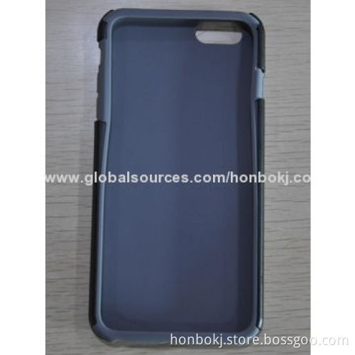 Case for iPhone 6, Made of PC+Silicone, Two-piece Design